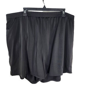 Swimsuits for All Womens Swim Shorts Size 26 Black Built In Brief Pull On Lined